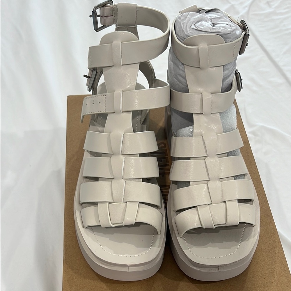 Women's White Gladiator Sandals